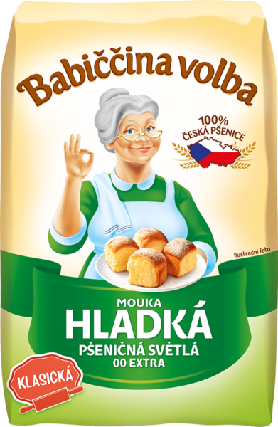 Mouka hladká pšeničná světlá - Babiččina volba