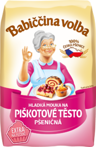 Hladká mouka na piškotové těsto pšeničná